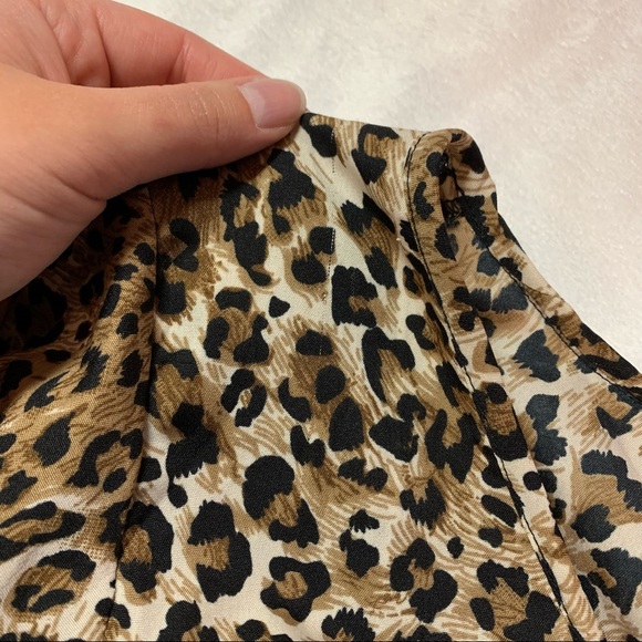Twik Simons Cheetah Hi-Low 3/4 Sleeve Top Small - Picture 9 of 14
